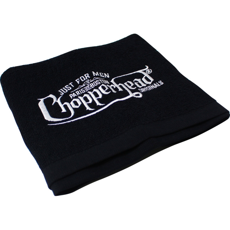 CHOPPERHEAD Towel, black, 80x50cm