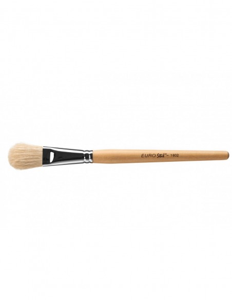 Brush for powder and blush, from squirrel feathers, also suitable for applying a face mask, 19.8cm