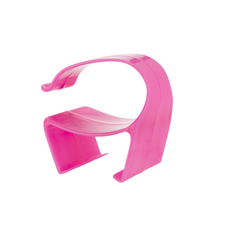 Curling paper holder,around the arm,pink,1 piece.