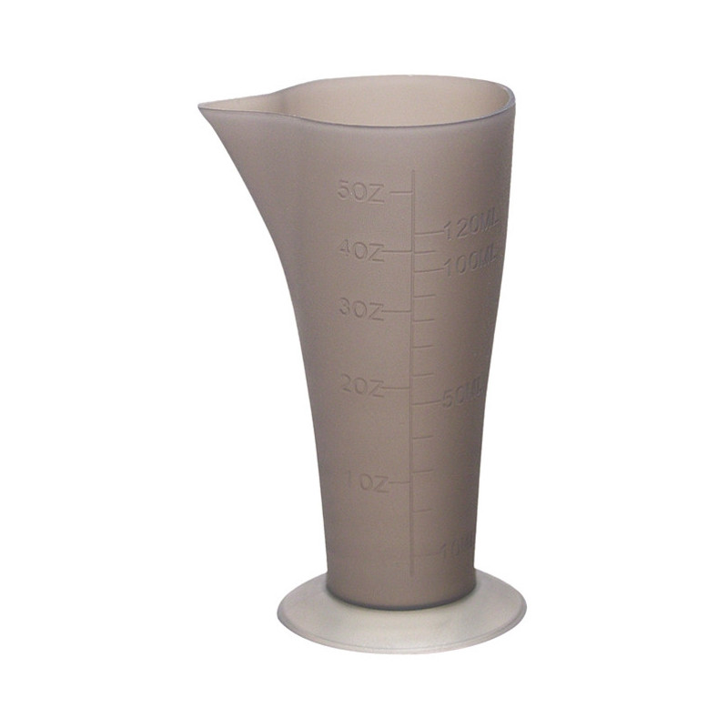 Measuring cup,plastic,black,transparent,150ml,1piece