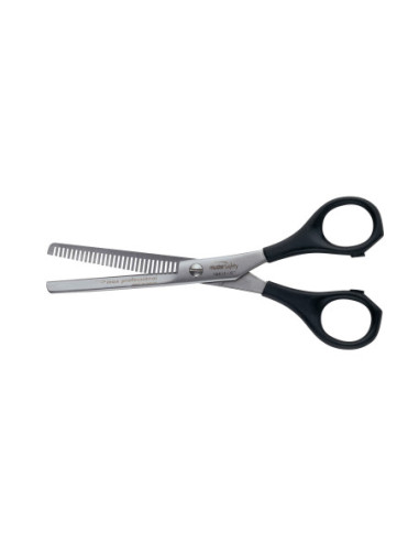 Thinning scissors Lighty 6.0", 25 tooth, stainless steel, plastic handles, shock absorber