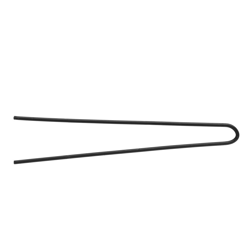 Bobby pins, 65mm, straight, black 20 pieces.