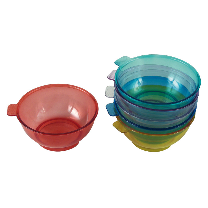 Посуда для смешивания краски,прозрачная,разного цвета,1шт.