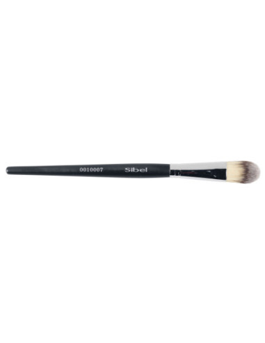 Powder brush and rouge, synthetic, 1pc.