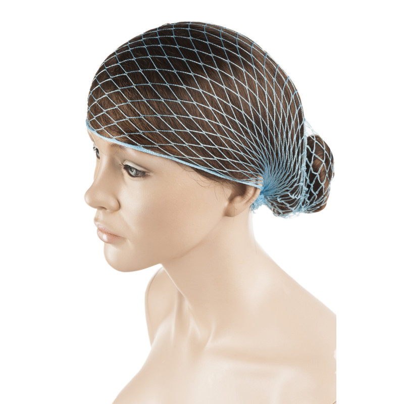 Net for hair, curlers,triangular shape,elastic,black,1 piece.