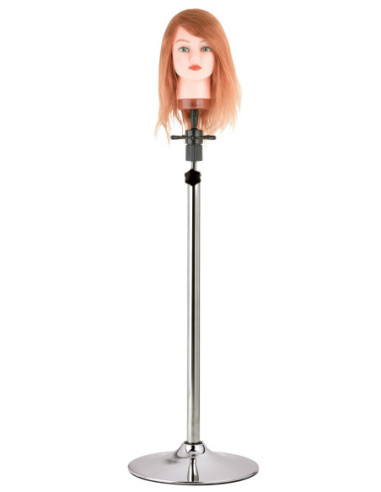 Retractable stand for positioning the mannequin head