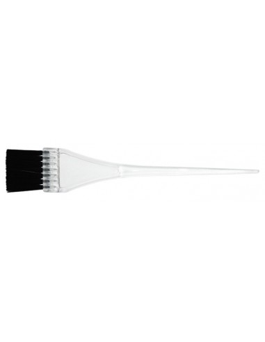 Hair dye brush, wide, 5 cm, transparent