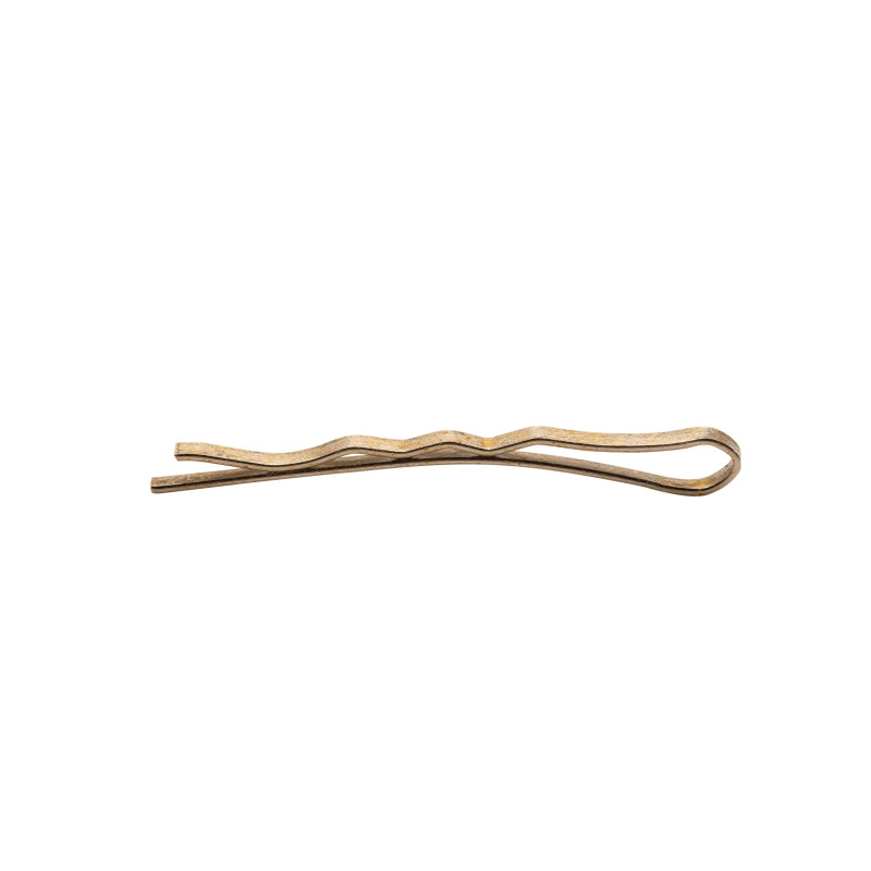 Hair clip, 25mm, wavy, bronze 700 pieces