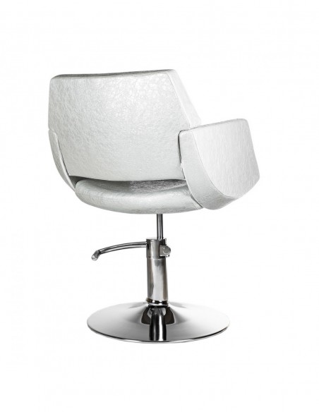 Hairdresser customer chair Colorado, Silver