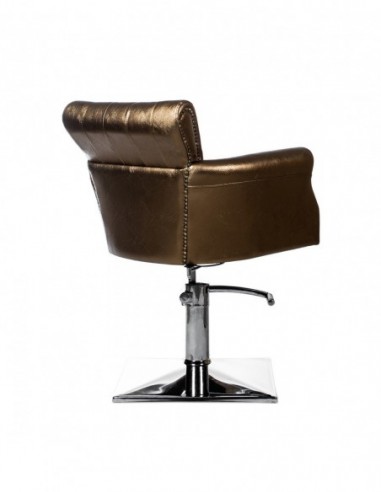 Hairdresser customer chair Monreal, gold