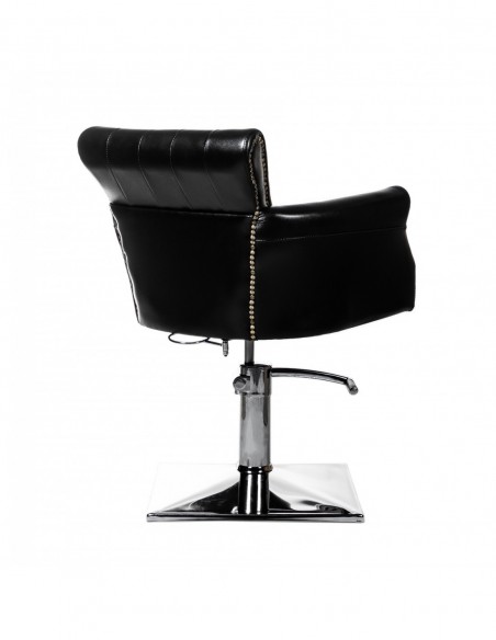 Hairdresser customer chair Monreal, black