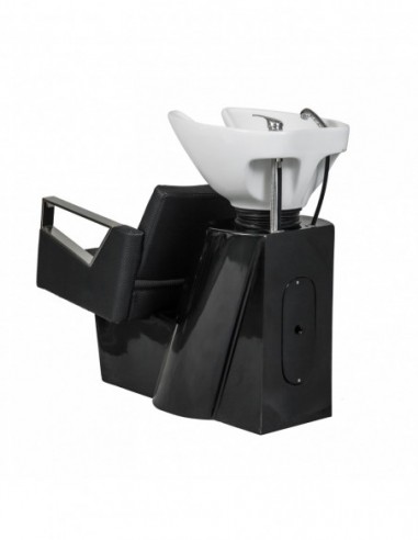Salon backwash unit with black chair...