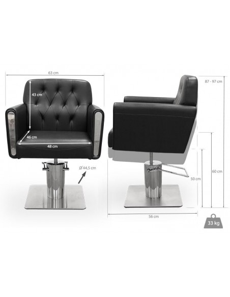 Hairdresser customer chair Montana
