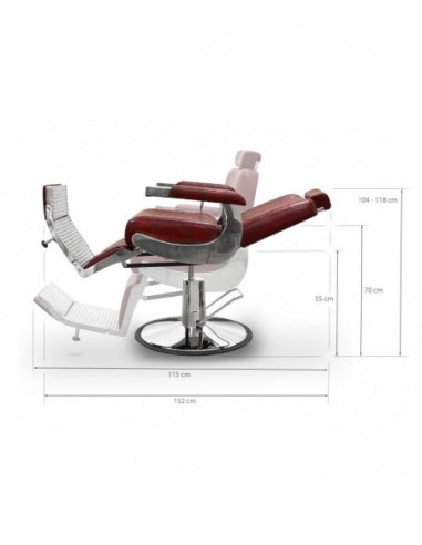 Barber chair Chrome