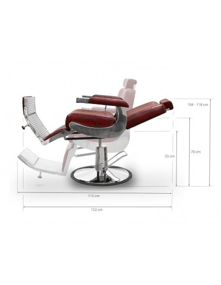 Barber chair Chrome