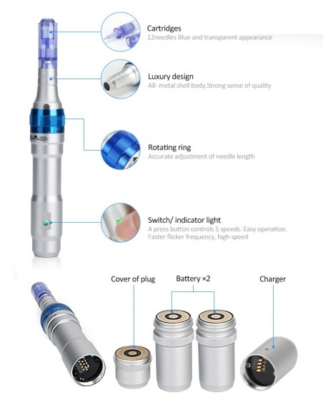 Dr. Pen Аппарат фракционной мезотерапии Dermapen A6 Ultima Professional Plus, беспроводное