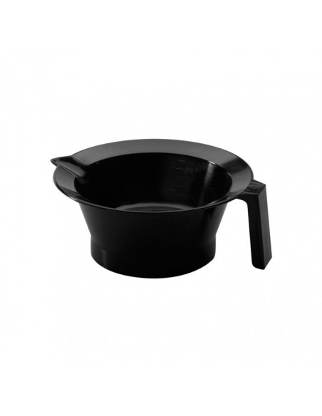 Hair colors mixing bowl, with handle, 200ml, black
