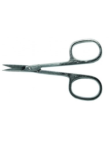 Nail scissors, curved, stainless steel