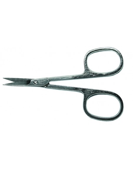 Nail scissors, curved, stainless steel