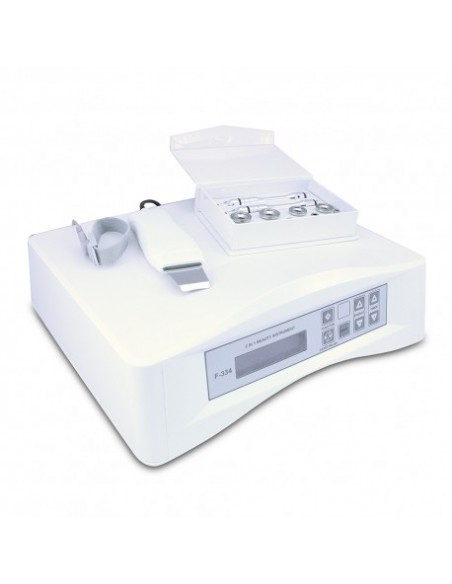 Beauty device with 2 functions - ultrasonic peeling and diamond dermabrasion