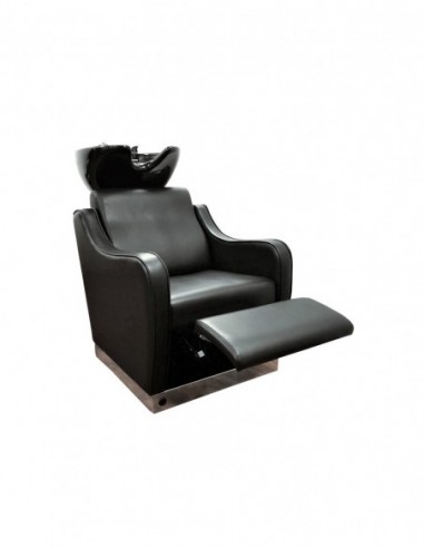 Washing chair with electric foot rest...