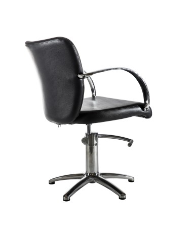 Frizieru klienta krēsls London, melns