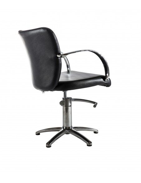 Frizieru klienta krēsls London, melns