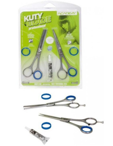 Hairdresser scissor kit Kuty Blade - Kit duo sculptor 5.5"