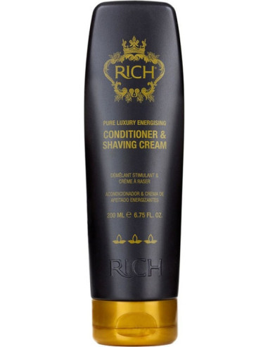 RICH Pure Luxury ENERGISING Kondicionieris un skūšanās krēms 200ml