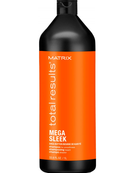 MEGA SLEEK ШАМПУНЬ С МАСЛОМ ШИ ДЛЯ ГЛАДКОСТИ ВОЛОС 1000ML