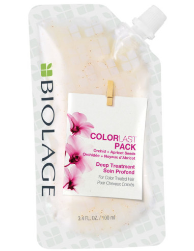 BIOLAGE COLORLAST DEEP TREATMENT PACK HAIR MASK FOR COLOR-TREATED HAIR 100ML