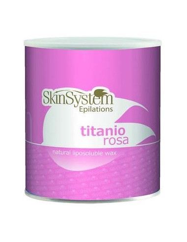 SkinSystem LE TITANO воск с диоксидом титана (розовый) 800мл