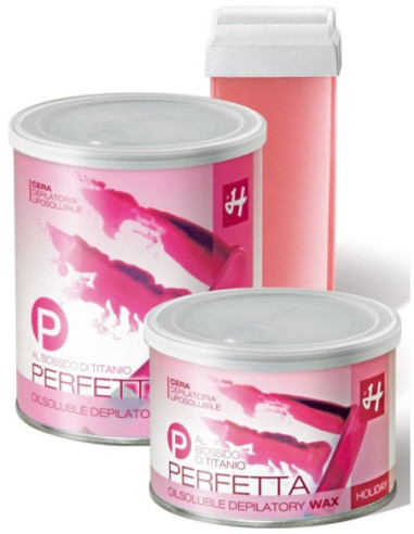 HOLIDAY PERFETTA Wax for depilation (titanium dioxide-pink) 800ml
