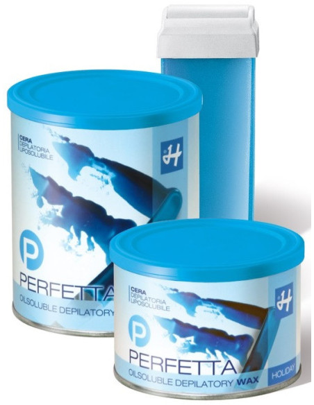 HOLIDAY PERFETTA Wax for depilation (titanium dioxide-blue) 400ml