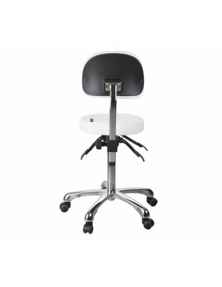 Meistara krēsliņš ar 4 regulācijas mehānismiem un ergonomisku atzveltni Comfort, balts