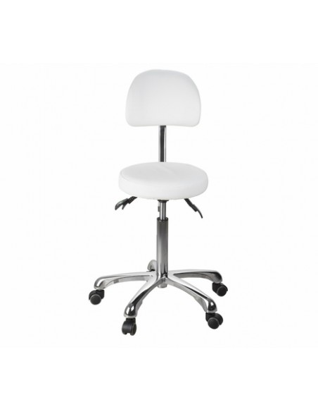 Meistara krēsliņš ar 4 regulācijas mehānismiem un ergonomisku atzveltni Comfort, balts