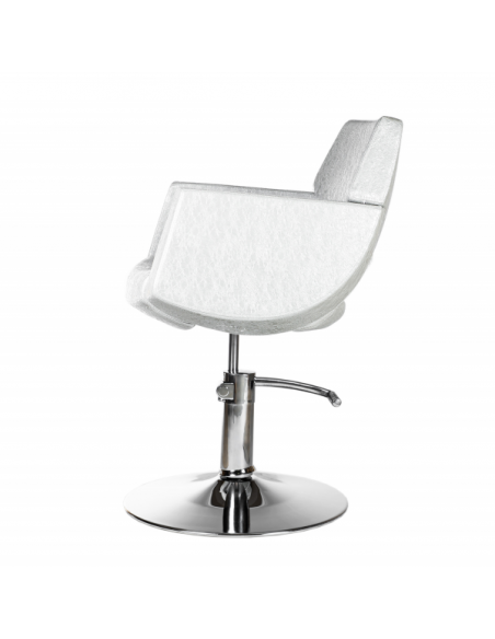 Hairdresser customer chair Colorado, Silver