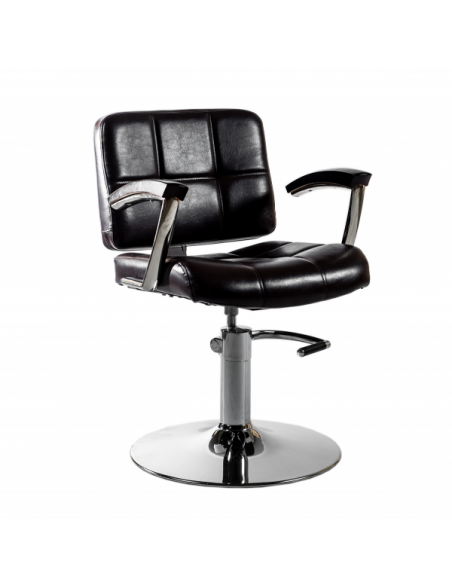 Hairdresser customer chair Los Angeles, black