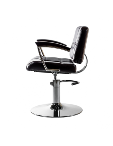 Frizieru klienta krēsls Los Angeles, melns