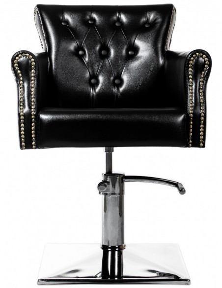 Hairdresser customer chair Monreal, black