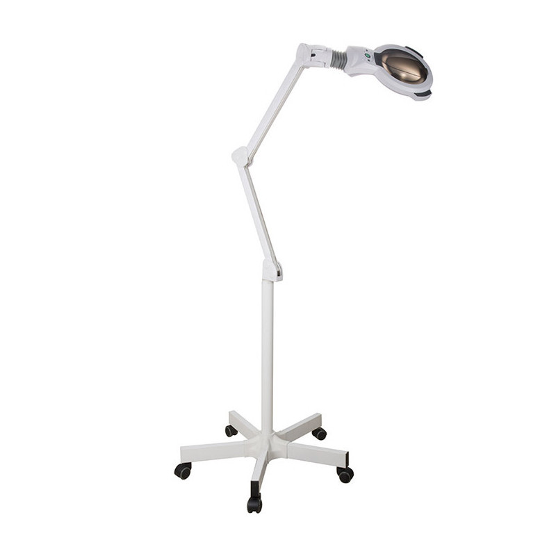Lamp - magnifier Zoom, with floor base, LED, 5 diopters, adjustable light intensity