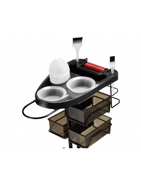 Hairdressing trolley Tinto, for coloring