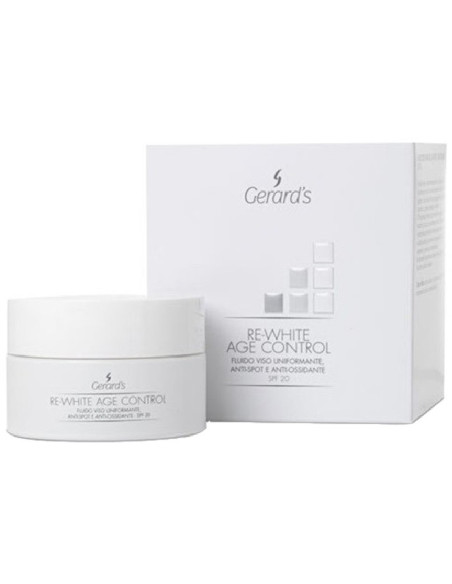 RE-WHITE AGE CONTROL Флюид для лица, антиоксидант SPF 20, 50мл