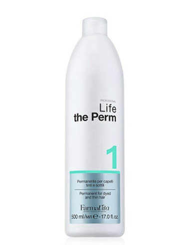 Life The Perm 1 для волос окрашенных и тонких с цветочным ароматом 500мл