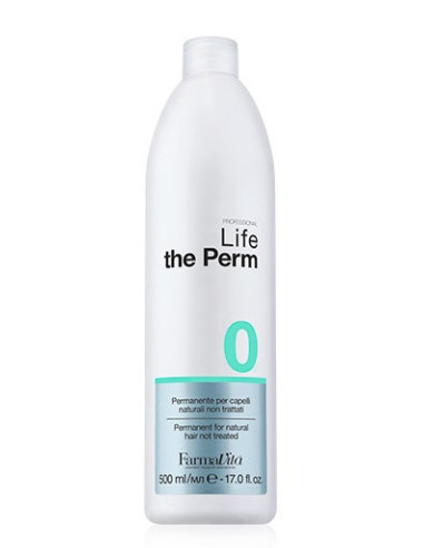 Life The Perm 0 для натуральных волос. Состав для химической завивки с цветочным ароматом 500мл