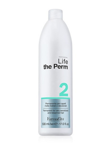 Life The Perm 2 для сверхчувствительных или « пережженных» волос с цветочным ароматом 500мл