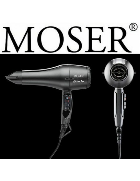 MOSER Edition Pro 2 profesionāls matu fēns ar 3 temperatūras režīmiem, 2000 W