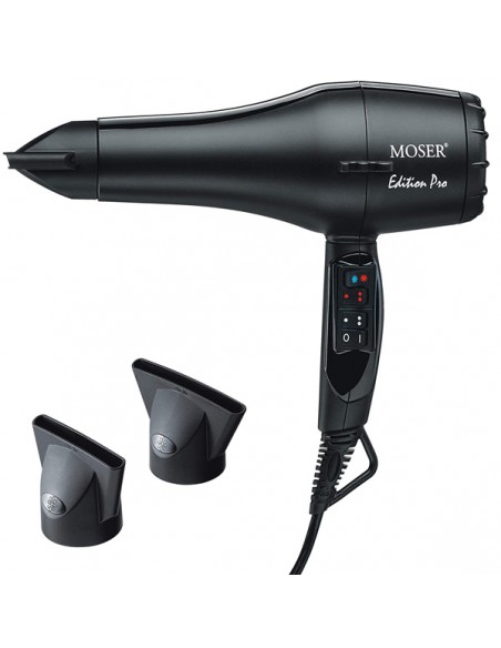 MOSER Edition Pro 2 profesionāls matu fēns ar 3 temperatūras režīmiem, 2000 W