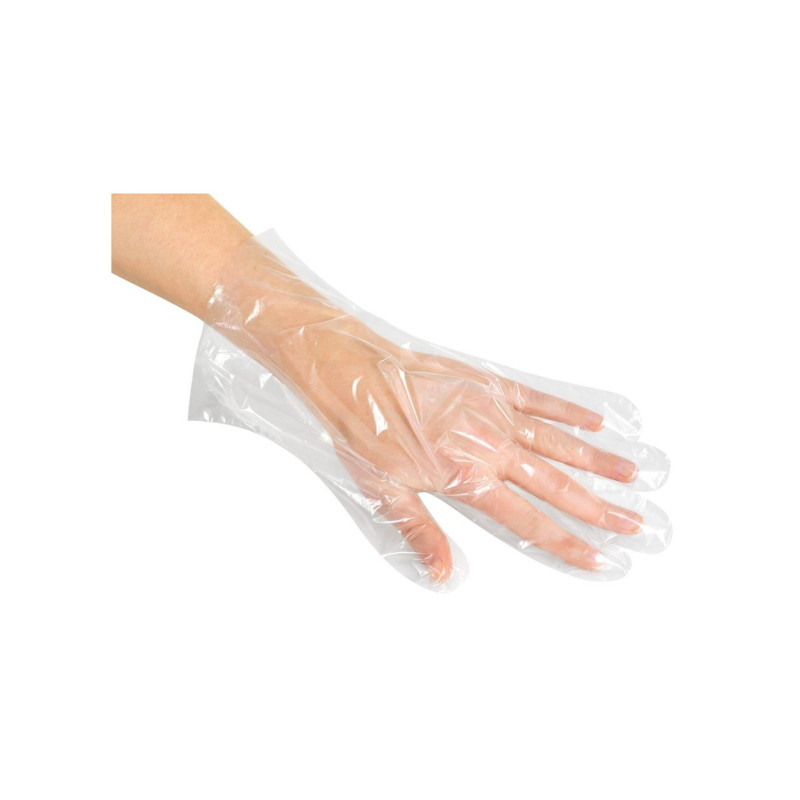 Gloves, disposable, women's, smooth, SPECIAL, 23x28 cm, 100pcs / pack