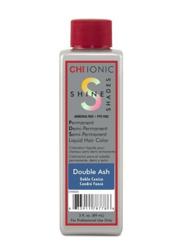CHI Ionic Shine Double ASH ADDITIVE likvīda bezamonjaka matu krāsa Double 89ml